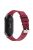 For Xiaomi Mi Band 9 NFC / Mi Band 9 / Smart Band 8 NFC / Smart Band 8 Nylon Watch Strap Adjustable Wrist Band Replacement - Red