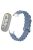 For Xiaomi Mi Band 9 NFC / Mi Band 9 / Smart Band 8 NFC / Smart Band 8 Ocean Band Adjustable Loop Sport Watch Strap with Connector - Lavender Grey