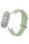 For Xiaomi Mi Band 9 NFC / Mi Band 9 / Smart Band 8 NFC / Smart Band 8 Ocean Band Adjustable Loop Sport Watch Strap with Connector - Light Green