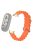 For Xiaomi Mi Band 9 NFC / Mi Band 9 / Smart Band 8 NFC / Smart Band 8 Ocean Band Adjustable Loop Sport Watch Strap with Connector - Orange