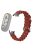 For Xiaomi Mi Band 9 NFC / Mi Band 9 / Smart Band 8 NFC / Smart Band 8 Ocean Band Adjustable Loop Sport Watch Strap with Connector - Wine Red