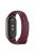 For Xiaomi Mi Band 9 NFC / Mi Band 9 / Smart Band 8 NFC / Smart Band 8 Silicone Watch Bands Strap with Metal Connector - Wine Red