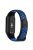 For Xiaomi Mi Band 9 NFC / Mi Band 9 / Smart Band 8 NFC / Smart Band 8 Silicone Watch Bands Strap with Silicone Connector - Black+Blue