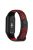 For Xiaomi Mi Band 9 NFC / Mi Band 9 / Smart Band 8 NFC / Smart Band 8 Silicone Watch Bands Strap with Silicone Connector - Black+Red