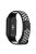 For Xiaomi Mi Band 9 NFC / Mi Band 9 / Smart Band 8 NFC / Smart Band 8 Silicone Watch Bands Strap with Silicone Connector - Black+White