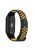 For Xiaomi Mi Band 9 NFC / Mi Band 9 / Smart Band 8 NFC / Smart Band 8 Silicone Watch Bands Strap with Silicone Connector - Black+Yellow