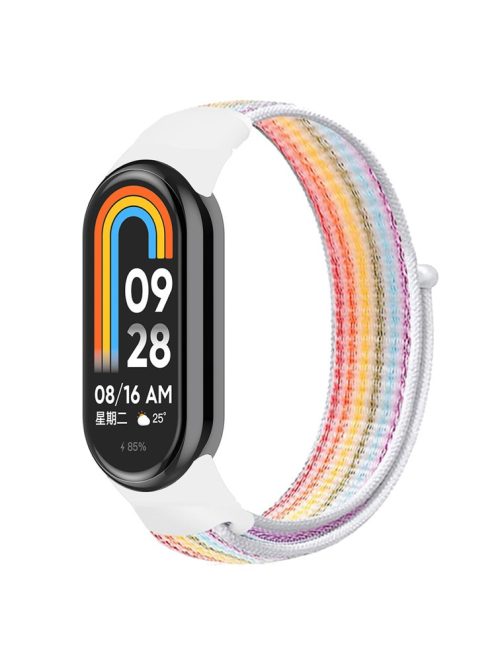 For Xiaomi Mi Band 9 NFC / Mi Band 9 / Smart Band 8 NFC / Smart Band 8 Soft Nylon Watch Band Adjustable Sport Wrist Strap - Multi-Color