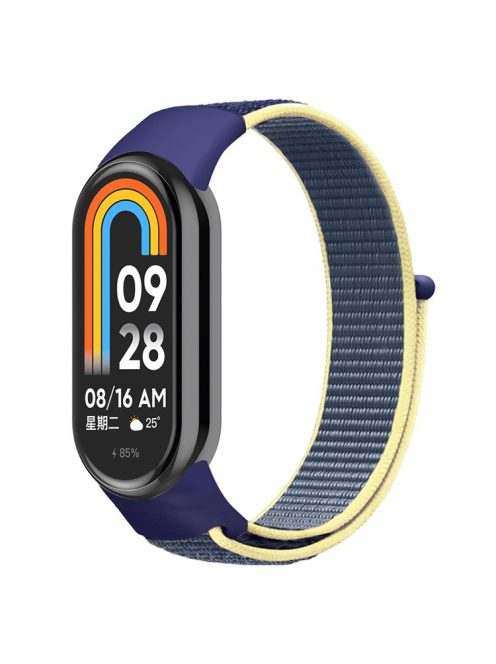 For Xiaomi Mi Band 9 NFC / Mi Band 9 / Smart Band 8 NFC / Smart Band 8 Soft Nylon Watch Band Adjustable Sport Wrist Strap - Ocean Blue