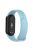 For Xiaomi Mi Band 9 NFC / Mi Band 9 / Smart Band 8 NFC / Smart Band 8 Solid Color Silicone Watch Strap Replacement Wrist Band - Baby Blue