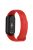 For Xiaomi Mi Band 9 NFC / Mi Band 9 / Smart Band 8 NFC / Smart Band 8 Solid Color Silicone Watch Strap Replacement Wrist Band - Red