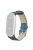 For Xiaomi Mi Band 9 NFC / Mi Band 9 / Smart Band 8 NFC / Smart Band 8 Strap Denim Texture Cowhide Leather Band - Blue