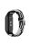 For Xiaomi Mi Band 9 NFC / Mi Band 9 / Smart Band 8 NFC / Smart Band 8 Stretchy Nylon Watch Band Adjustable Braided Sport Strap - Black+White