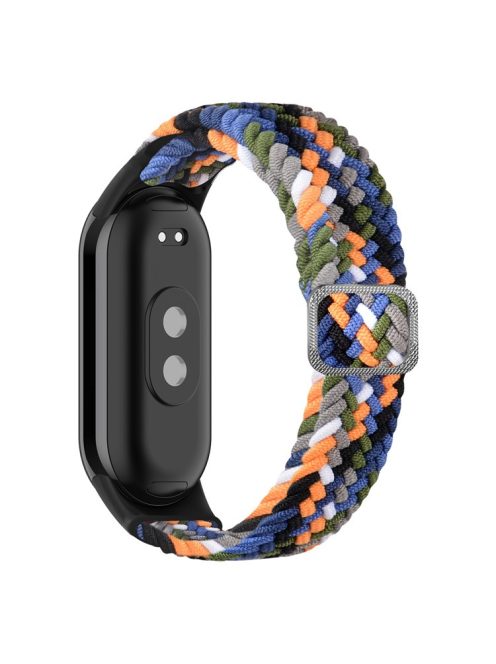 For Xiaomi Mi Band 9 NFC / Mi Band 9 / Smart Band 8 NFC / Smart Band 8 Stretchy Nylon Watch Band Adjustable Braided Sport Strap - Denim