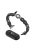 For Xiaomi Mi Band 9 NFC / Mi Band 9 / Smart Band 8 NFC / Smart Band 8 Watch Band Genuine Cow Leather+Aluminum Alloy Chain Bracelet - Black