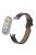 For Xiaomi Mi Band 9 NFC / Mi Band 9 / Smart Band 8 NFC / Smart Band 8 Watch Strap Leather Watch Band Bracelet with Connector - Black