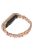 For Xiaomi Mi Band 9 NFC / Mi Band 9 / Smart Band 8 NFC / Smart Band 8 Watch Strap Rhinestone Decor Metal Wrist Band Bracelet - Rose Gold