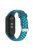 For Xiaomi Mi Band 9 NFC / Mi Band 9 / Smart Band 8 NFC / Smart Band 8 Watch Straps Silicone Band with Stainless Steel Connector - Blue+Teal Green