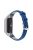 For Xiaomi Mi Band 9 NFC / Mi Band 9 / Smart Band 8 NFC / Smart Band 8 Wrist Strap Crocodile Texture Top Layer Cowhide Leather Watch Band - Blue