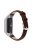 For Xiaomi Mi Band 9 NFC / Mi Band 9 / Smart Band 8 NFC / Smart Band 8 Wrist Strap Crocodile Texture Top Layer Cowhide Leather Watch Band - Brown