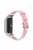 For Xiaomi Mi Band 9 NFC / Mi Band 9 / Smart Band 8 NFC / Smart Band 8 Wrist Strap Crocodile Texture Top Layer Cowhide Leather Watch Band - Pink