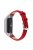 For Xiaomi Mi Band 9 NFC / Mi Band 9 / Smart Band 8 NFC / Smart Band 8 Wrist Strap Crocodile Texture Top Layer Cowhide Leather Watch Band - Red