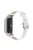 For Xiaomi Mi Band 9 NFC / Mi Band 9 / Smart Band 8 NFC / Smart Band 8 Wrist Strap Crocodile Texture Top Layer Cowhide Leather Watch Band - White