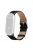 For Xiaomi Mi Band 9 NFC / Mi Band 9 / Smart Band 8 NFC / Smart Band 8 Wrist Strap Woven Texture Cowhide Leather Band - Black