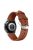 For Xiaomi Mi Watch Color Replacement Strap Double-sided Textured Top Layer Cowhide Leather Wrist Band - Coffee