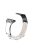 For Xiaomi Mi Watch Color/Haylou Solar LS05 Ceramic+Genuine Leather Rhinestones Decor Watchband Replacement Wrist Strap - White