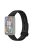 For Xiaomi Redmi Smart Band Pro Solid Color Soft Silicone Watch Band Adjustable Wrist Strap - Black