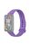 For Xiaomi Redmi Smart Band Pro Solid Color Soft Silicone Watch Band Adjustable Wrist Strap - Purple