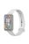 For Xiaomi Redmi Smart Band Pro Solid Color Soft Silicone Watch Band Adjustable Wrist Strap - White