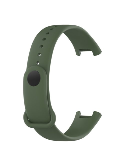 For Xiaomi Redmi Smart Band Pro Solid Color Wrist Band Replacement Silicone Watch Strap - Dark Green