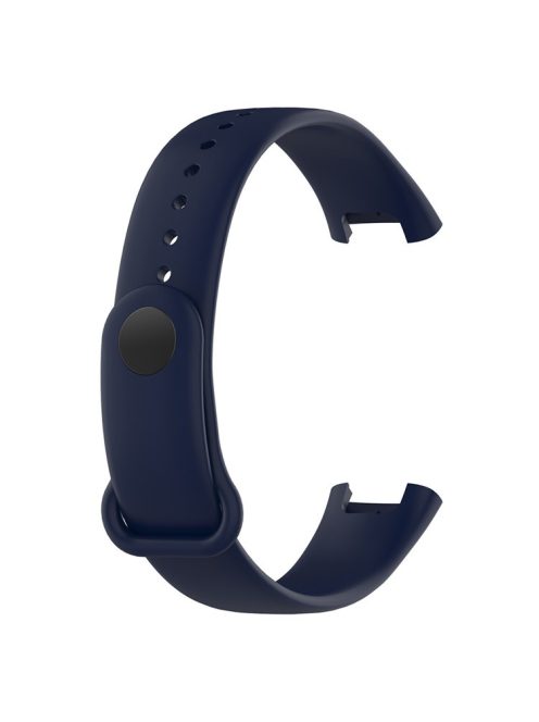 For Xiaomi Redmi Smart Band Pro Solid Color Wrist Band Replacement Silicone Watch Strap - Ink Blue