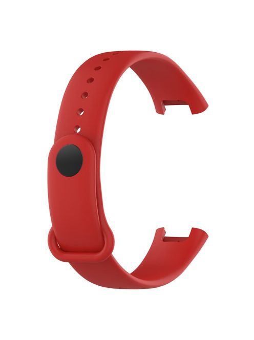 For Xiaomi Redmi Smart Band Pro Solid Color Wrist Band Replacement Silicone Watch Strap - Red