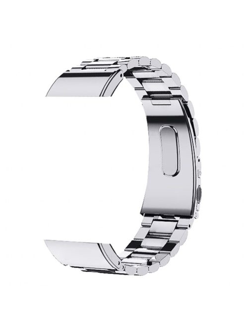 For Xiaomi Redmi Watch 2 / Watch 2 Lite Watch Band 3-beads Solid Metal Strap Replacement - Silver