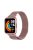 For Xiaomi Redmi Watch 2 Lite Stainless Steel Band Milanese Magnetic Wrist Strap with Watch Case - Rose Pink