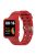 For Xiaomi Redmi Watch 2 Lite/Mi Watch Lite2/Lite1 Universal Silicone Watchband Wrist Strap Sports Watch Quick Release Watch Band Case with Buckle - Red