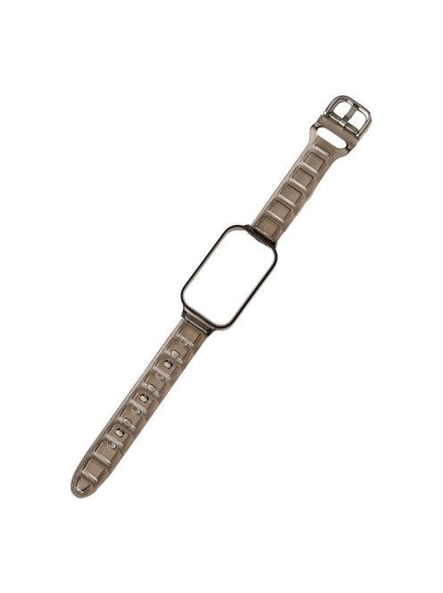 For Xiaomi Redmi Watch 2 Replacement Ice Cube Texture TPU Watch Strap - Tea Brown