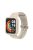 For Xiaomi Redmi Watch 2/Redmi Watch 2 Lite Solid Color Silicone Watch Band Strap + Drop-proof Watch Case - Ivory White/White/Ivory White