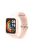 For Xiaomi Redmi Watch 2/Redmi Watch 2 Lite Solid Color Silicone Watch Band Strap + Drop-proof Watch Case - Light Pink/Pink/Pink