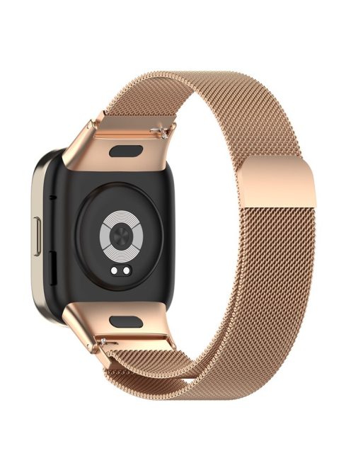 For Xiaomi Redmi Watch 3 / Mi Watch Lite 3 Milanese Metal Mesh Strap Replacement Smart Watch Band - Rose Gold