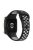 For Xiaomi Redmi Watch 3 / Mi Watch Lite 3 Watch Strap Dual-color Silicone Replacement Watch Bands - Black+Grey