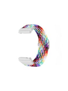   For Xiaomi Redmi Watch 3 Active Smart Watch Band Woven Replacement Strap - Official Rainbow