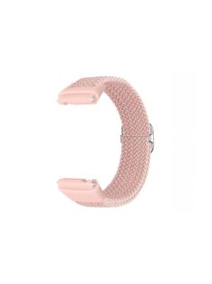   For Xiaomi Redmi Watch 3 Active Smart Watch Band Woven Replacement Strap - Pink