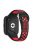 For Xiaomi Redmi Watch 3 Lite / Watch 3 Active Bicolor Watch Bands Silicone Quick Release Replacement Watch Strap - Black+Red