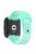 For Xiaomi Redmi Watch 3 Lite / Watch 3 Active Bicolor Watch Bands Silicone Quick Release Replacement Watch Strap - Teal Green+White