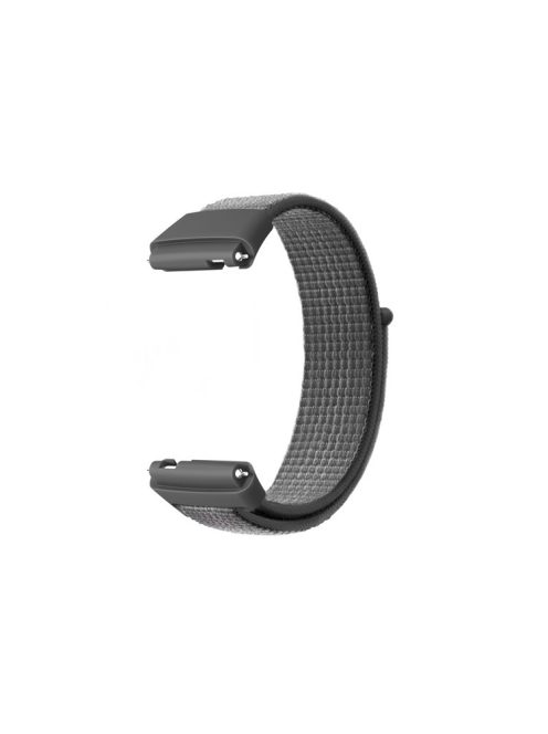 For Xiaomi Redmi Watch 3 Lite / Watch 3 Active Nylon Watch Strap Loop Fastener Replacement Band - Grey