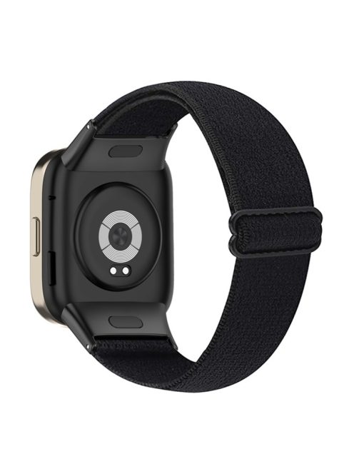 For Xiaomi Redmi Watch 3 Watch Strap Elastic Nylon Adjustable Smart Watch Band - Black