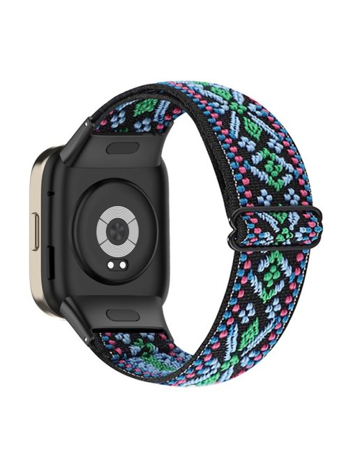 For Xiaomi Redmi Watch 3 Watch Strap Elastic Nylon Adjustable Smart Watch Band - Green